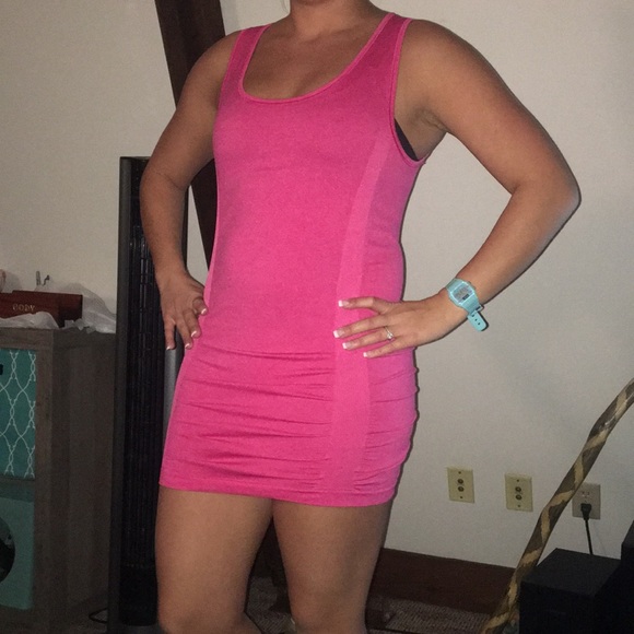 Bodycon “Rouched” Dress - Picture 4 of 5